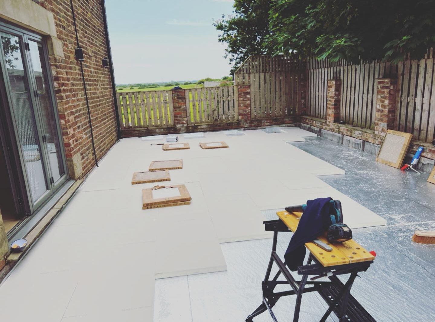 GRP Roof Terrace Industrial Roofing