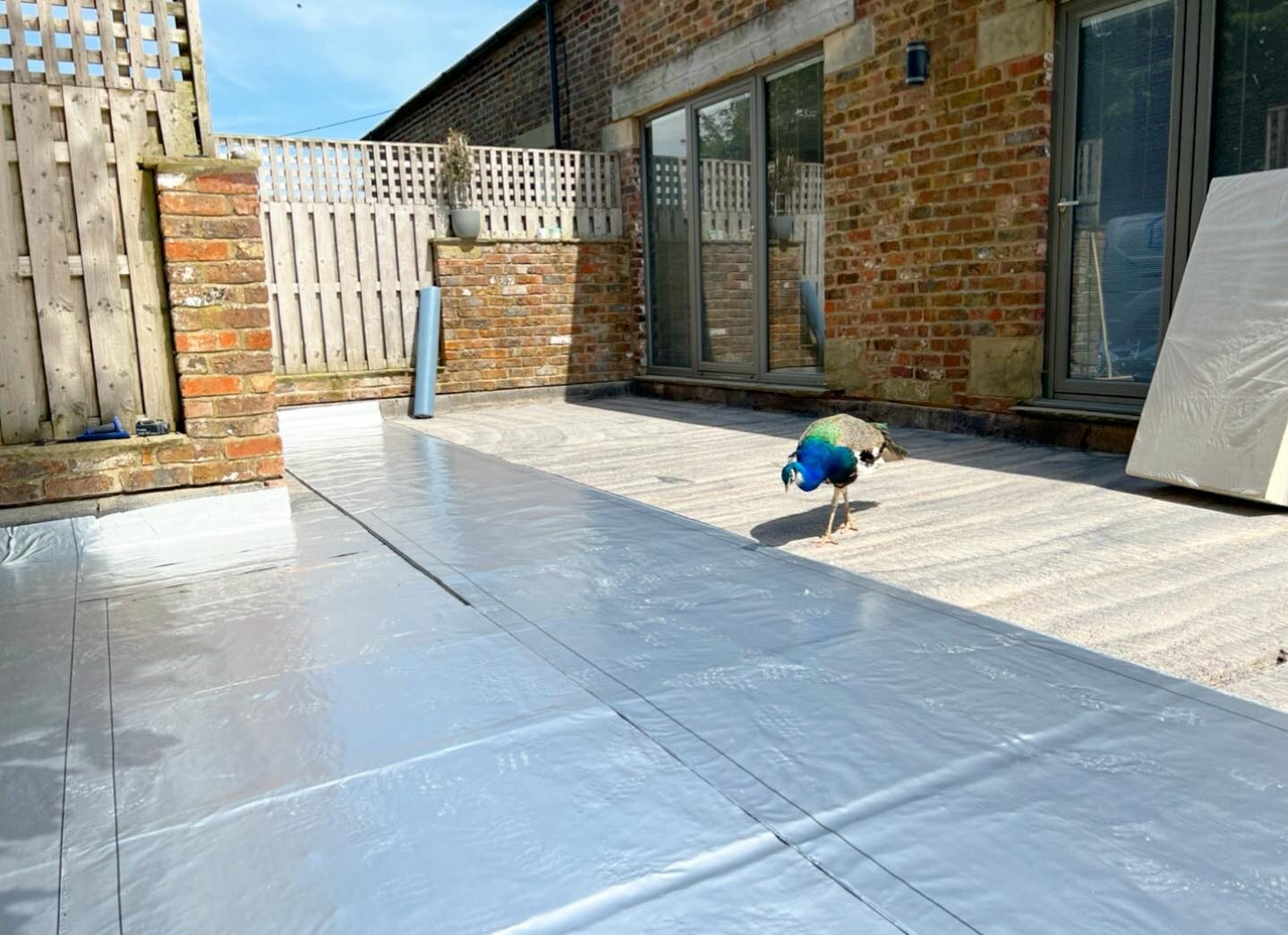 GRP Roof Terrace Industrial Roofing