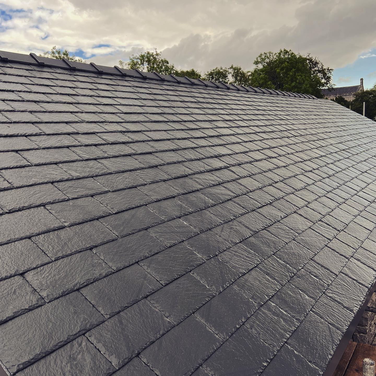 Traditional Slate Industrial Roofing
