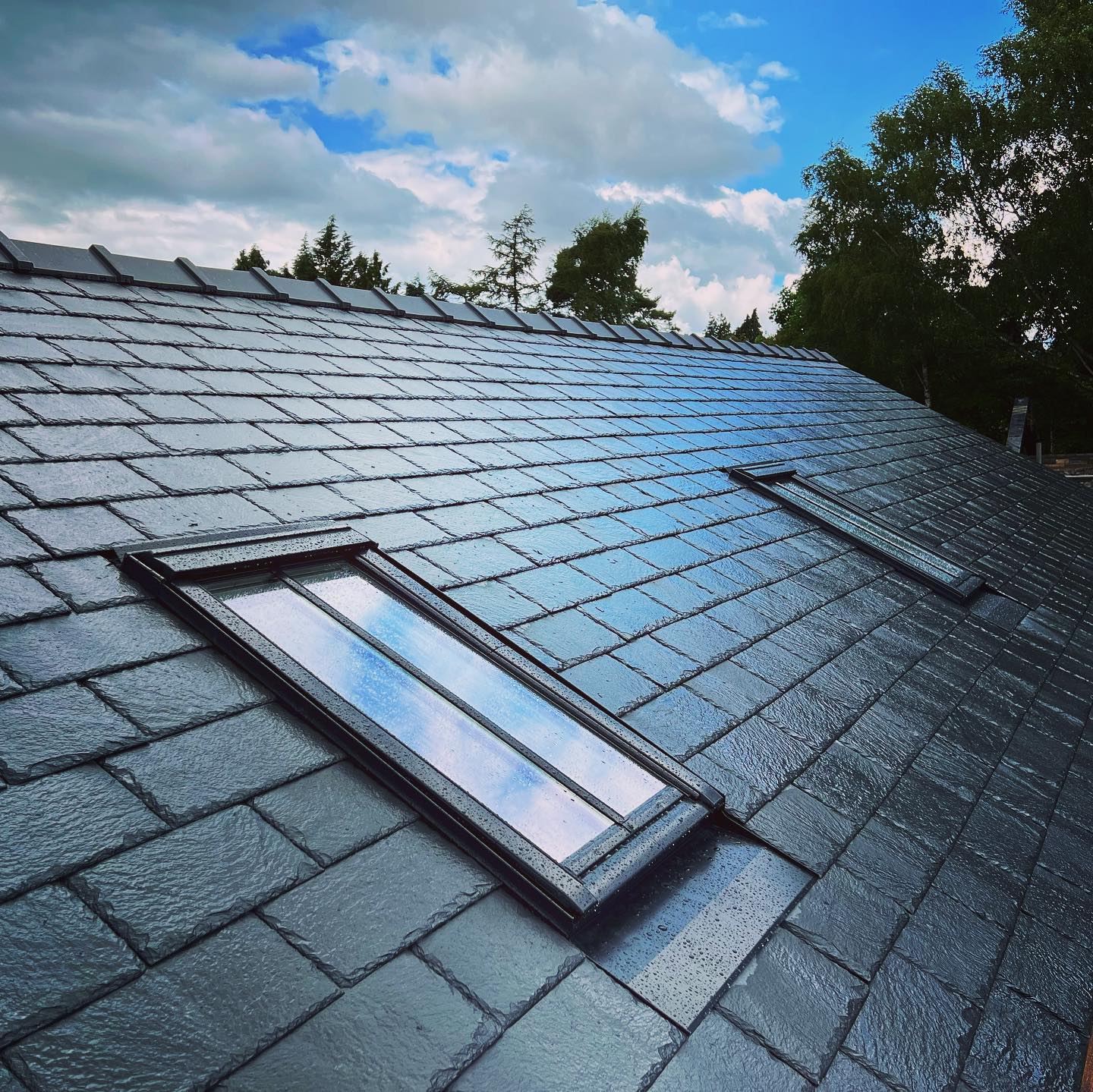 Traditional Slate Industrial Roofing